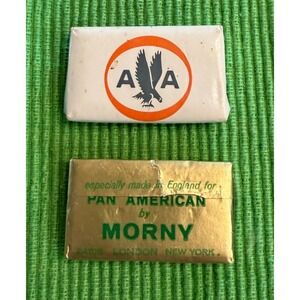 Vintage Airline Amenity Soaps American Airlines Pan American Morny French Travel